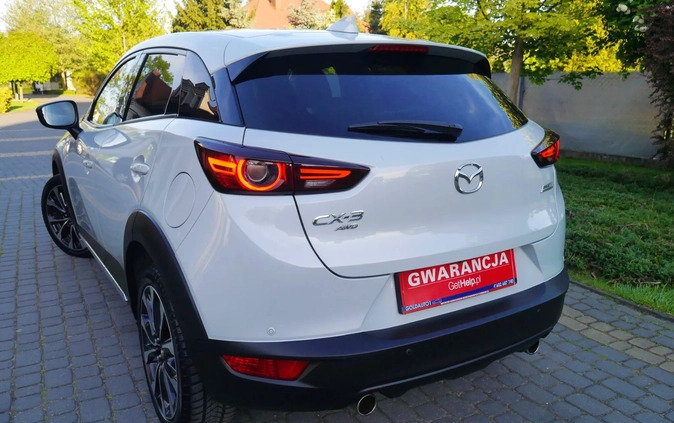 Mazda CX-3 cena 78900 przebieg: 116000, rok produkcji 2019 z Biała Podlaska małe 781